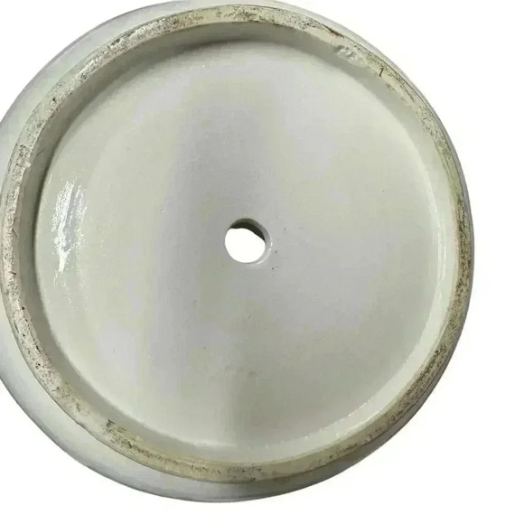 Pair of white majolica perforated Chinese Reticulated Porcelain Ceramic Vases - Picture 9 of 16